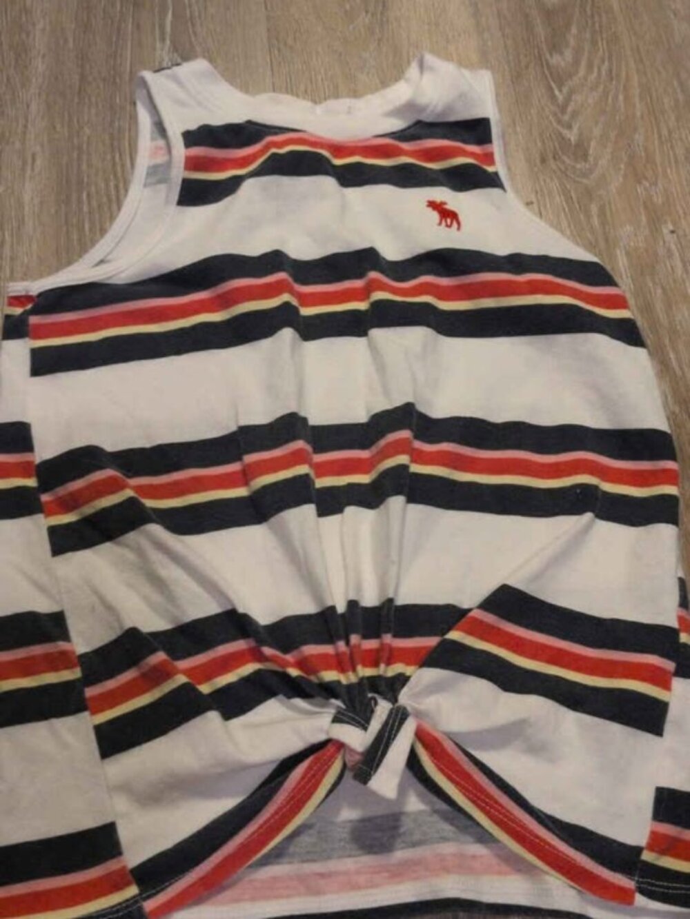 Abercrombie Kids Striped Tie-Front Tank Top 9/10